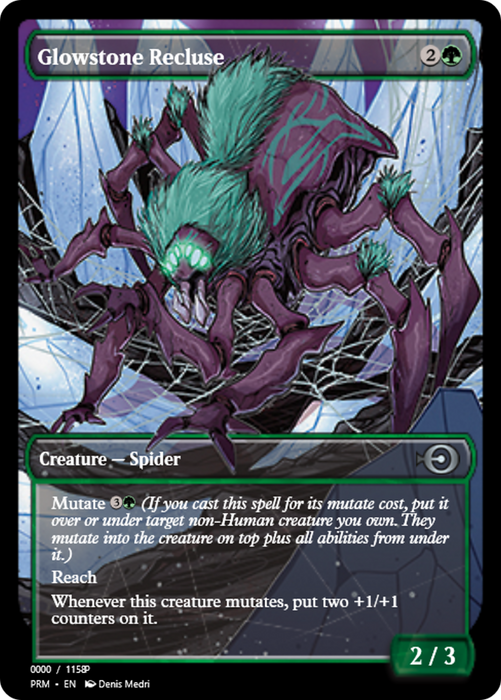 Glowstone Recluse (PRM-80969) - uncommon - Foil