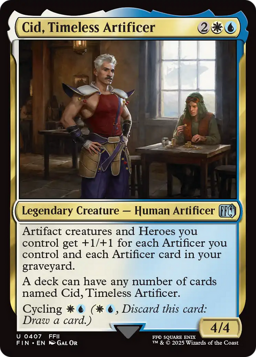 Cid, Timeless Artificer (FIN-407) - uncommon - Foil