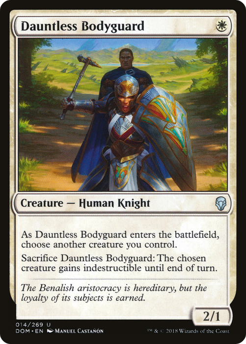 Dauntless Bodyguard (DOM-014) - uncommon