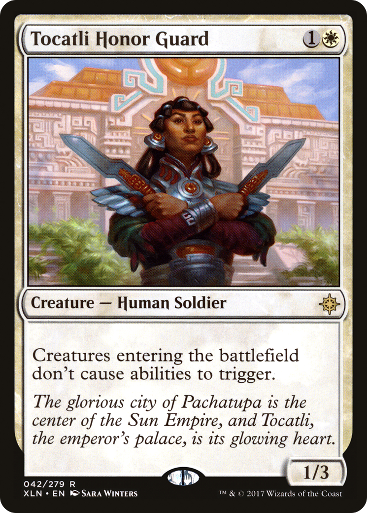Tocatli Honor Guard (XLN-042) - rare - Foil