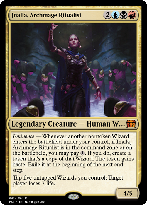 Inalla, Archmage Ritualist (PZ2-65737) - mythic - Foil
