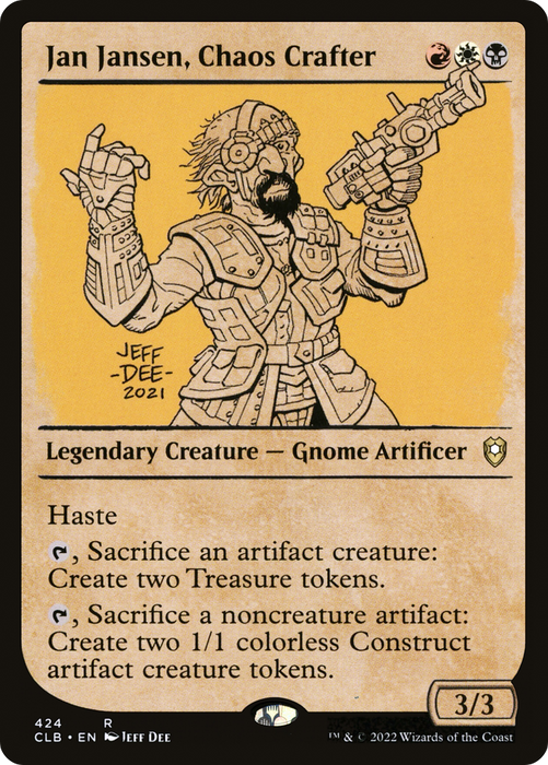 Jan Jansen, Chaos Crafter (CLB-424) - rare: (Showcase) - Foil