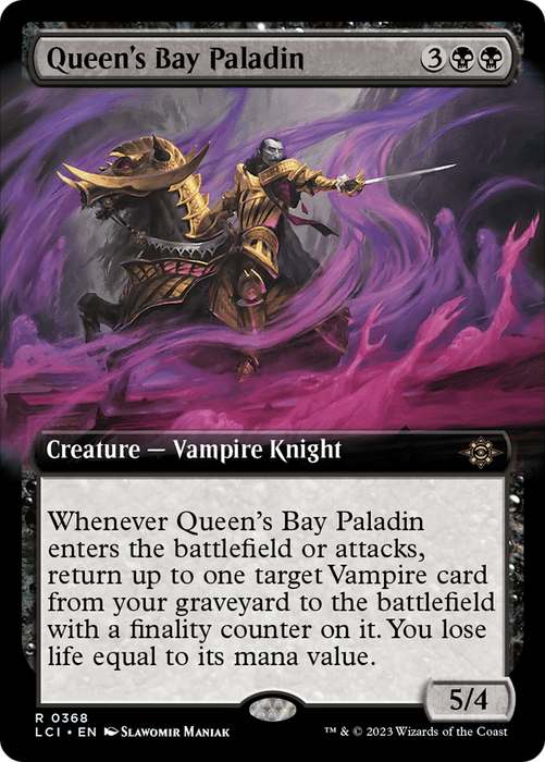 Queen's Bay Paladin (LCI-368) - rare: (Extended Art)
