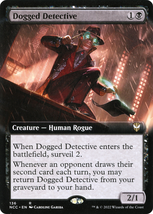Dogged Detective (NCC-136) - rare: (Extended Art)