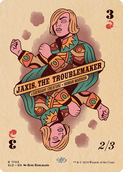 Jaxis, the Troublemaker (SLD-1703) - rare (Borderless)