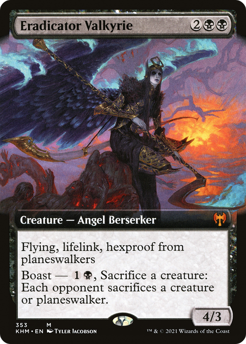 Eradicator Valkyrie (KHM-353) - mythic: (Extended Art)