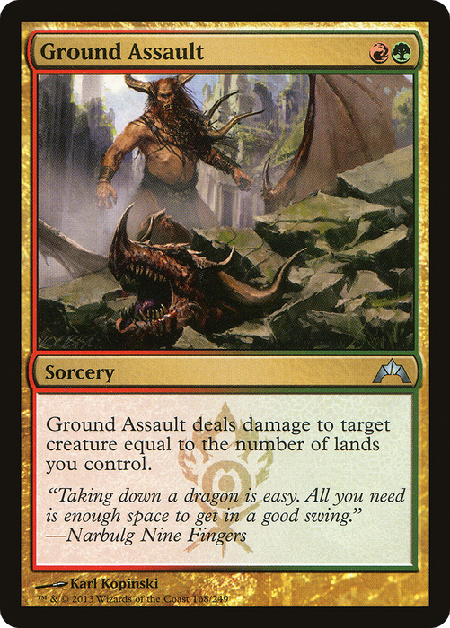 Ground Assault (GTC-168) - uncommon