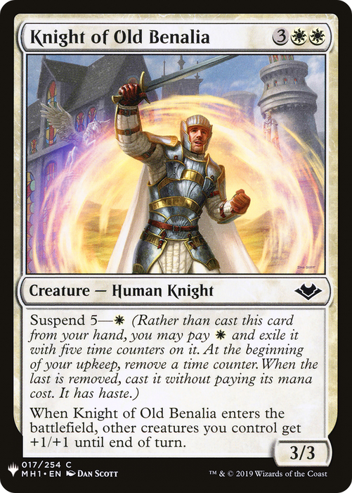 Knight of Old Benalia (LIST-MH1-17) - common