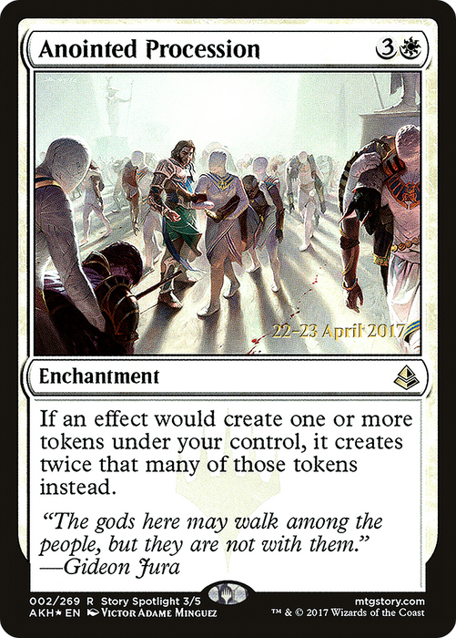 Anointed Procession (PRE-02S) - rare - Foil