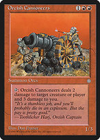 Orcish Cannoneers (ICE-205) - uncommon