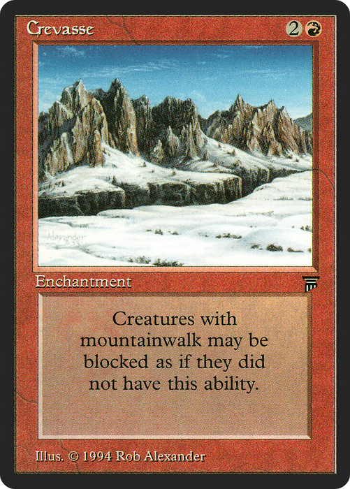 Crevasse (LEG-138) - uncommon