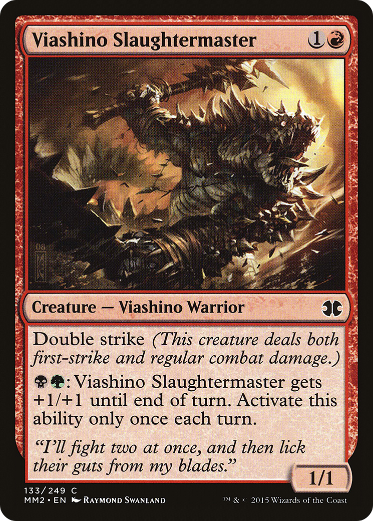 Viashino Slaughtermaster (MM2-133) - common - Foil