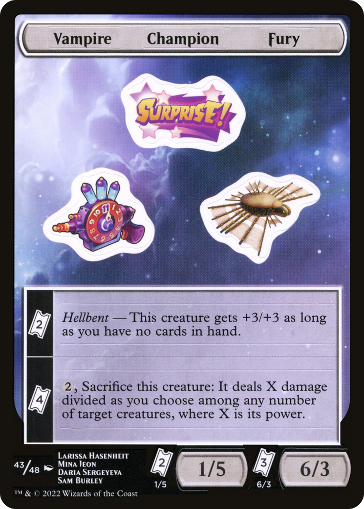 Vampire Champion Fury (UNF-043) - common