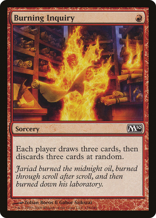 Burning Inquiry (M10-128) - common