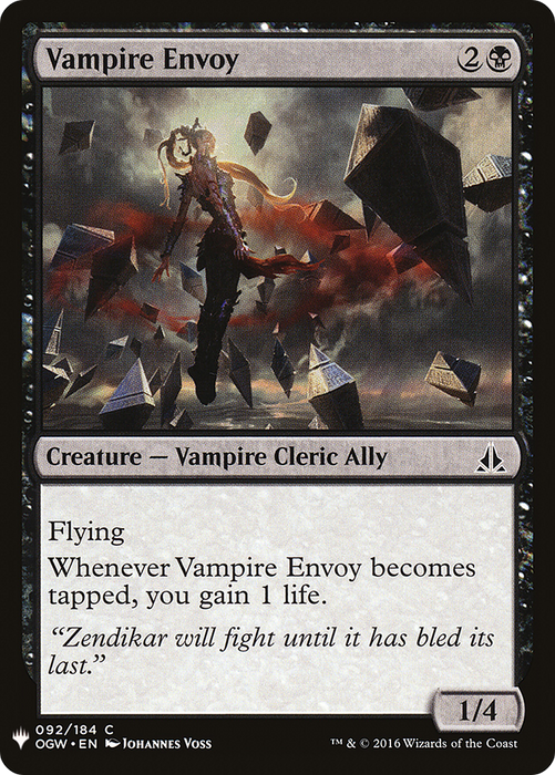 Vampire Envoy (LIST-OGW-92) - common