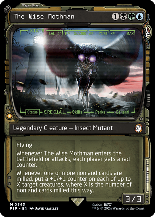 The Wise Mothman (PIP-343) - mythic: (Showcase) - Foil