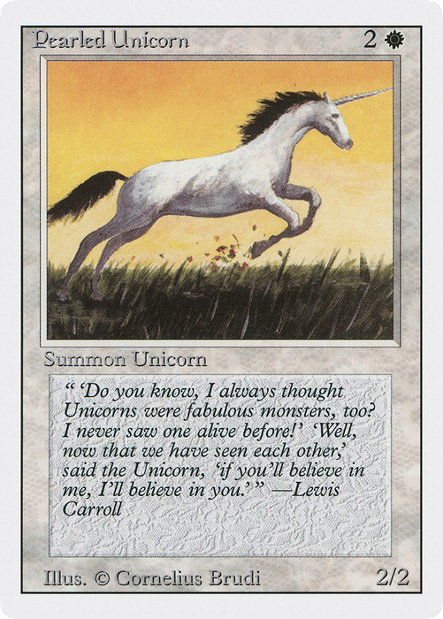 Pearled Unicorn (3ED-030) - common