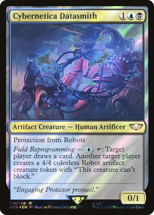 Cybernetica Datasmith (40K-114★) - rare - Foil