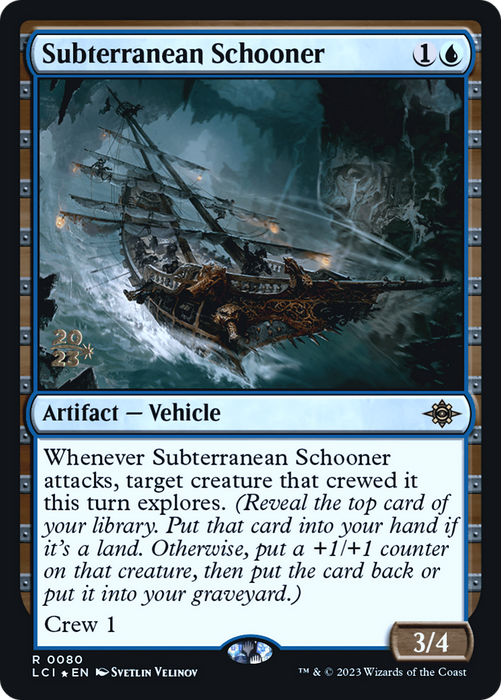 Subterranean Schooner (PRE-80S) - rare - Foil