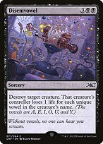 Disemvowel (UNF-071) - common - Foil