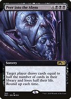 Peer into the Abyss (M21-360) - rare: (Extended Art)