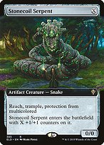 Stonecoil Serpent (ELD-385) - rare: (Extended Art)
