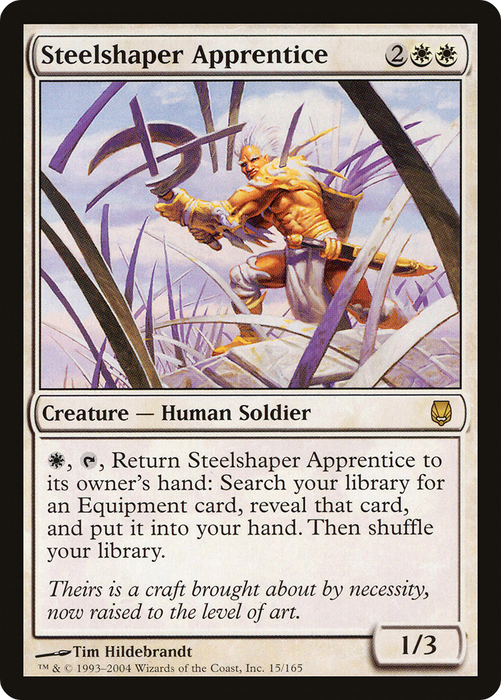 Steelshaper Apprentice (DST-015) - rare - Foil