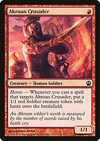 Akroan Crusader (THS-111) - common - Foil
