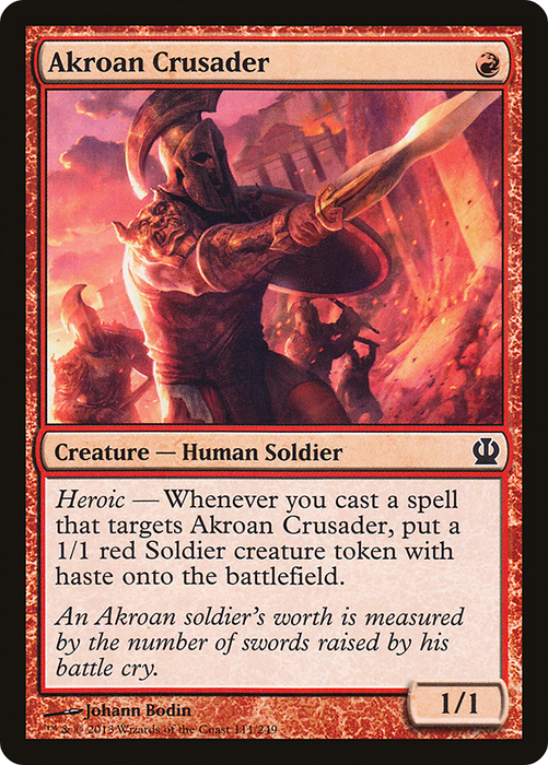 Akroan Crusader (THS-111) - common