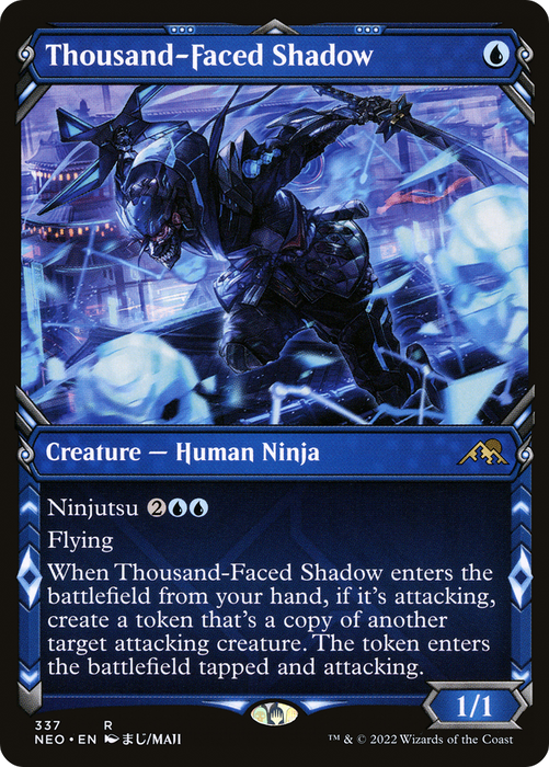 Thousand-Faced Shadow (NEO-337) - rare: (Showcase) - Foil
