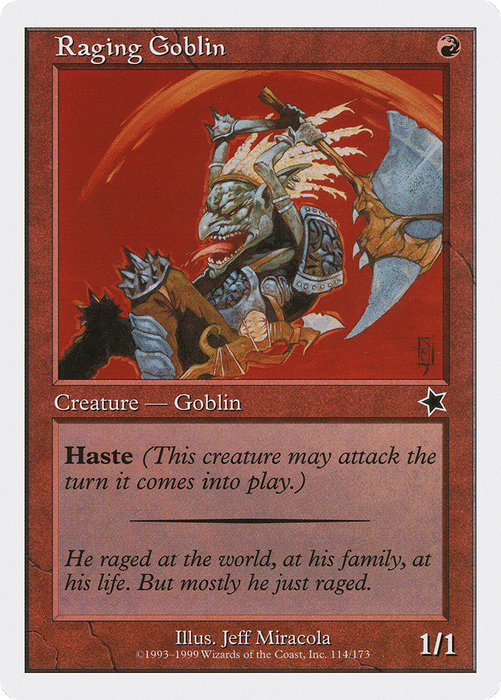 Raging Goblin (S99-114) - common
