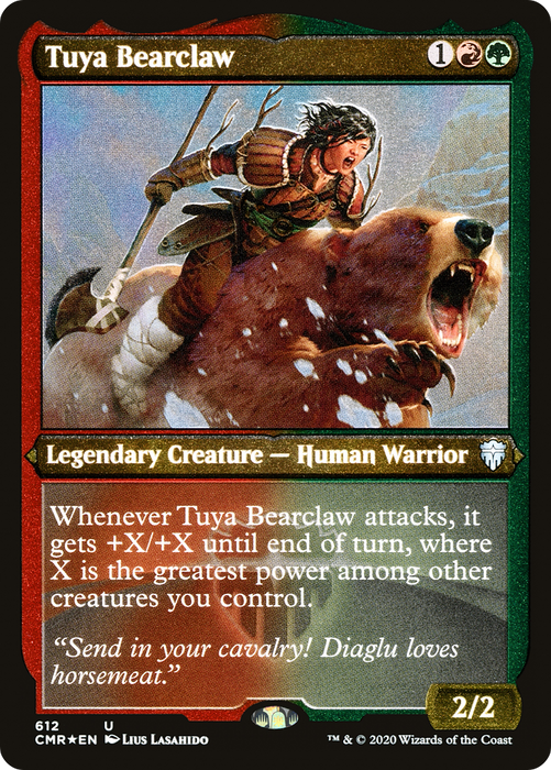 Tuya Bearclaw (CMR-612) - uncommon - Etched Foil