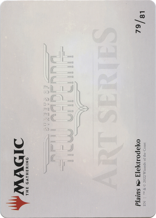Plains // Plains (ASNC-079) - common (Borderless) - Foil