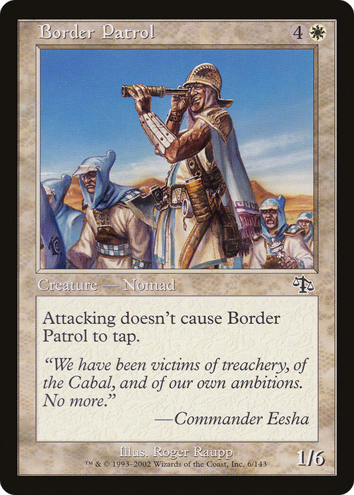 Border Patrol (JUD-006) - common - Foil