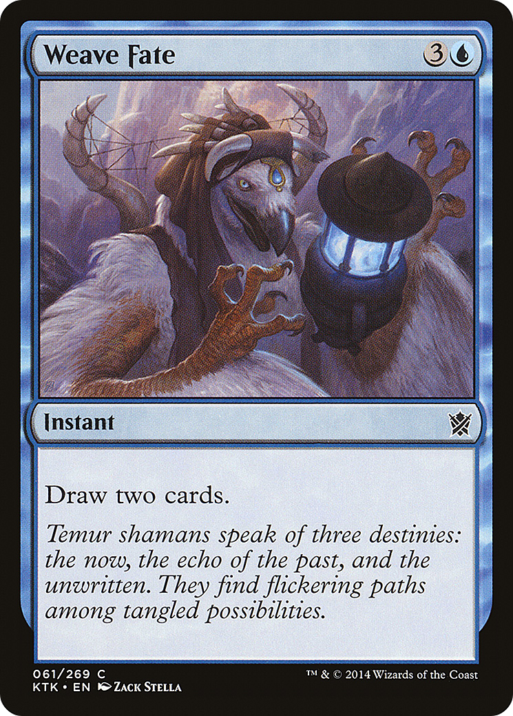 Weave Fate (KTK-061) - common - Foil