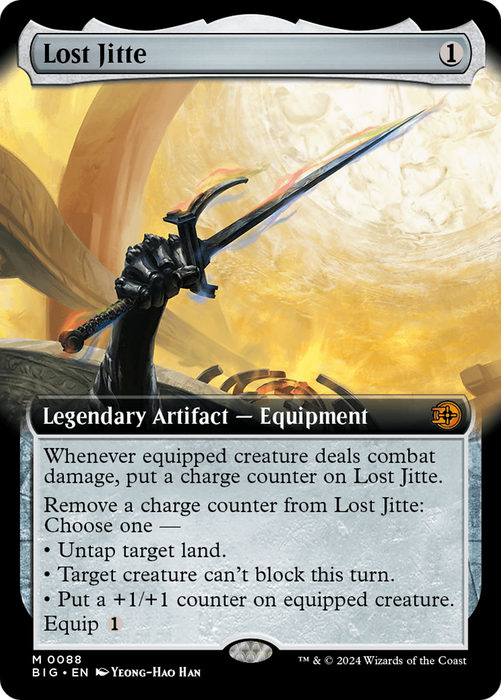 Lost Jitte (BIG-088) - mythic: (Extended Art)