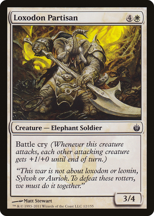 Loxodon Partisan (MBS-012) - common - Foil