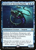 Serpent of Yawning Depths (THB-291) - rare: (enchantment)