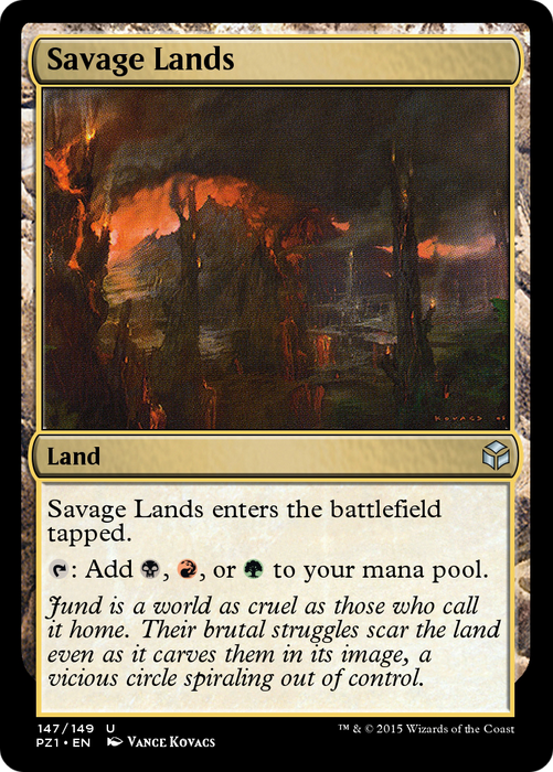 Savage Lands (PZ1-147) - uncommon - Foil