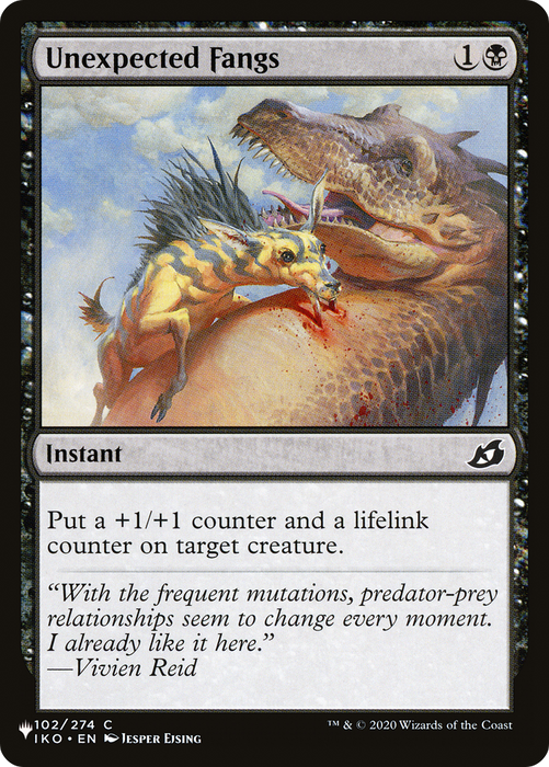 Unexpected Fangs (LIST-IKO-102) - common