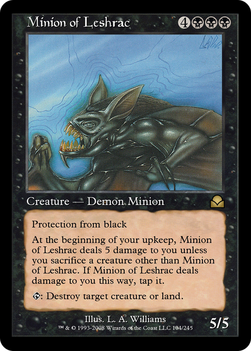 Minion of Leshrac (ME2-104) - rare