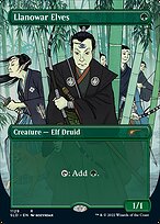 Llanowar Elves (SLD-1129) - rare (Borderless) - Foil