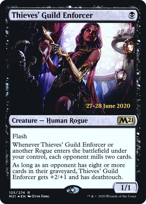 Thieves' Guild Enforcer (PRE-125S) - rare - Foil