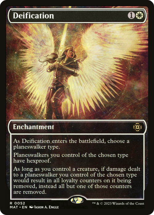 Deification (MAT-052) - rare: (Showcase) - Foil