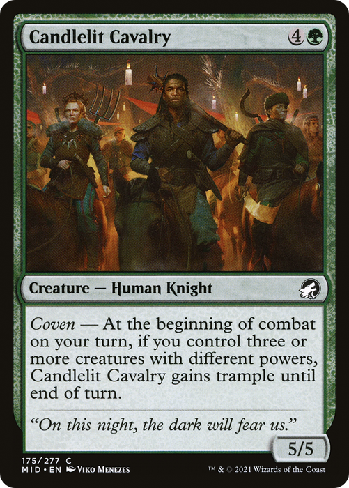 Candlelit Cavalry (MID-175) - common - Foil