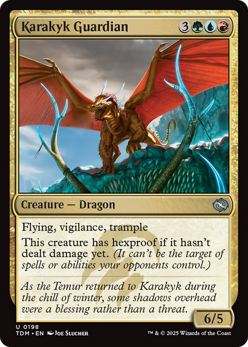 Karakyk Guardian (TDM-198) - uncommon - Foil