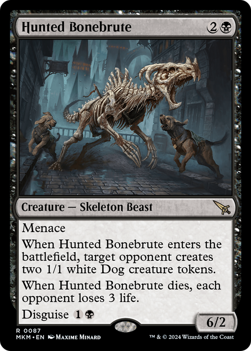 Hunted Bonebrute (MKM-087) - rare