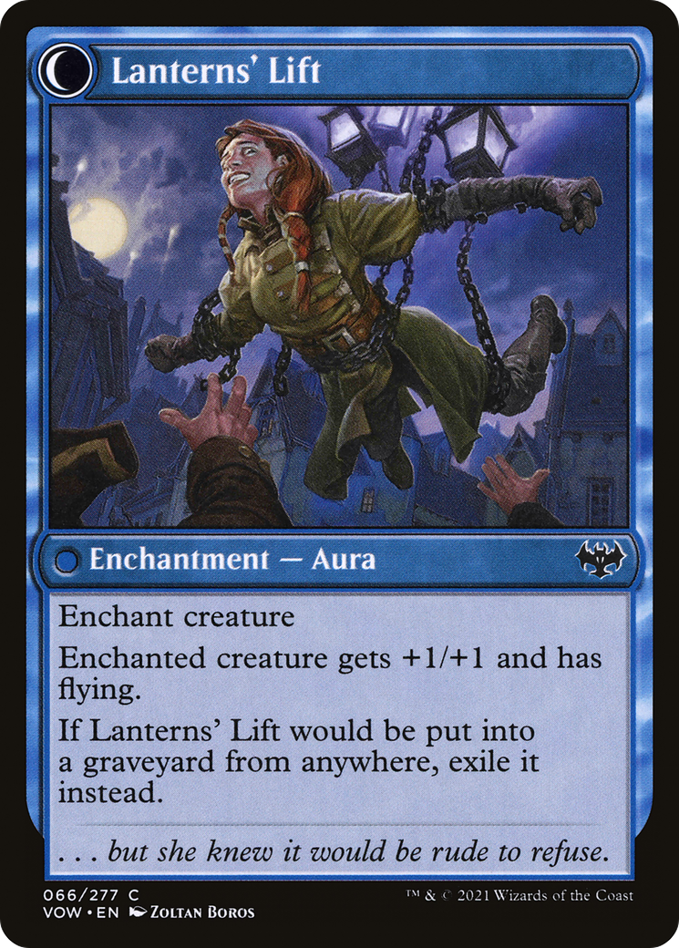 Lantern Bearer // Lanterns' Lift (VOW-066) - common: (Double Faced Transform) - Foil