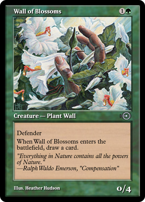 Wall of Blossoms (PRM-36084) - uncommon - Foil