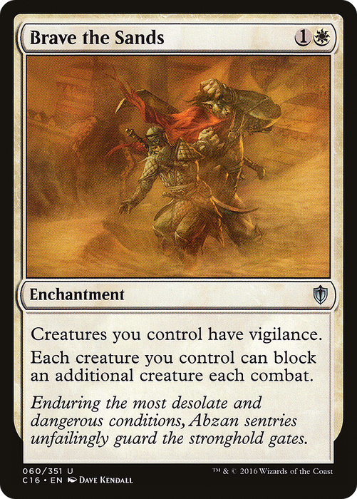 Brave the Sands (C16-060) - uncommon